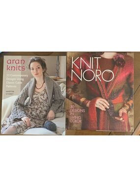 Aran Knits: 23 Contemporary Designs Classic Cable Patterns Storey knit noro book